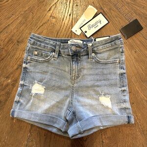 Brand New Revery Girls Blue Denim Shorts